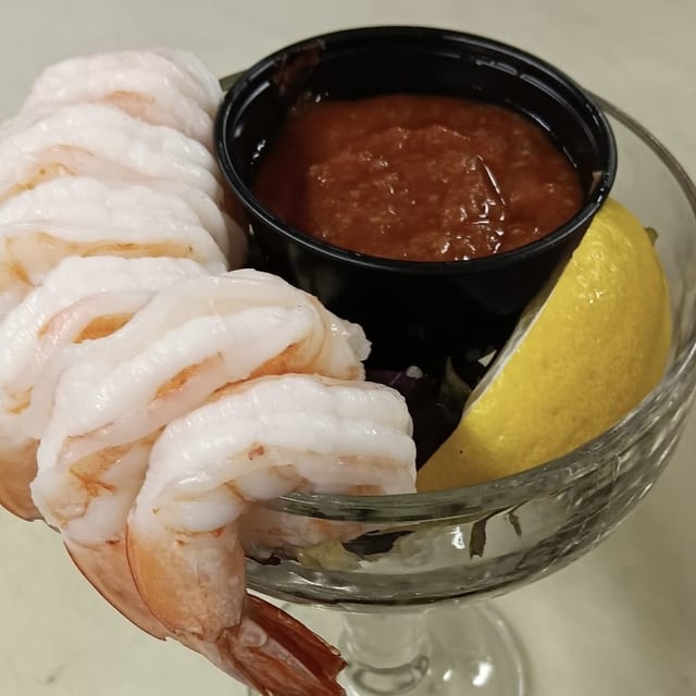 Jumbo Shrimp Cocktail.