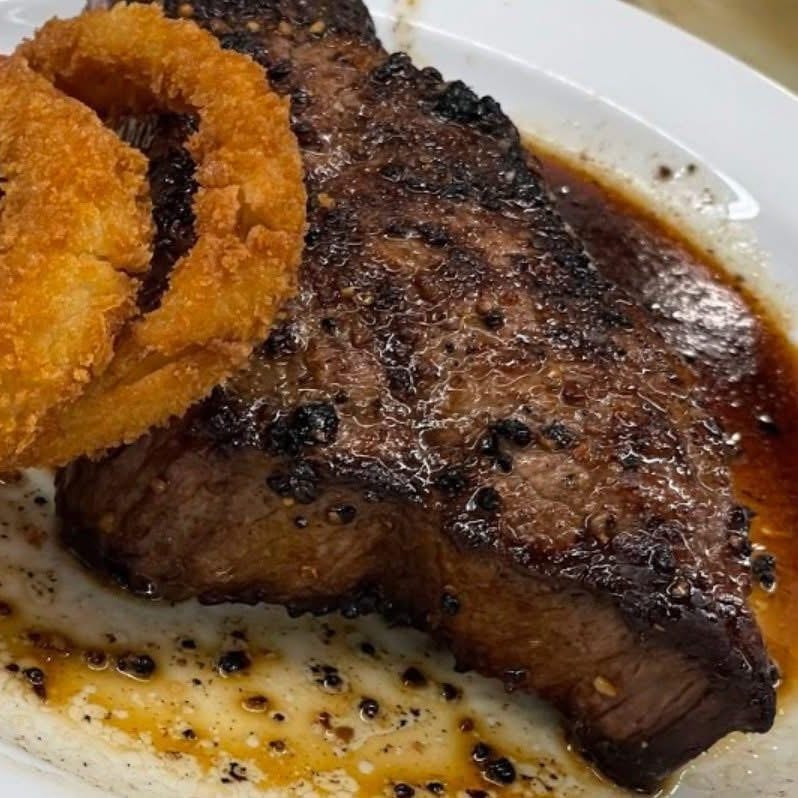 16 oz. N.Y. Strip Steak.